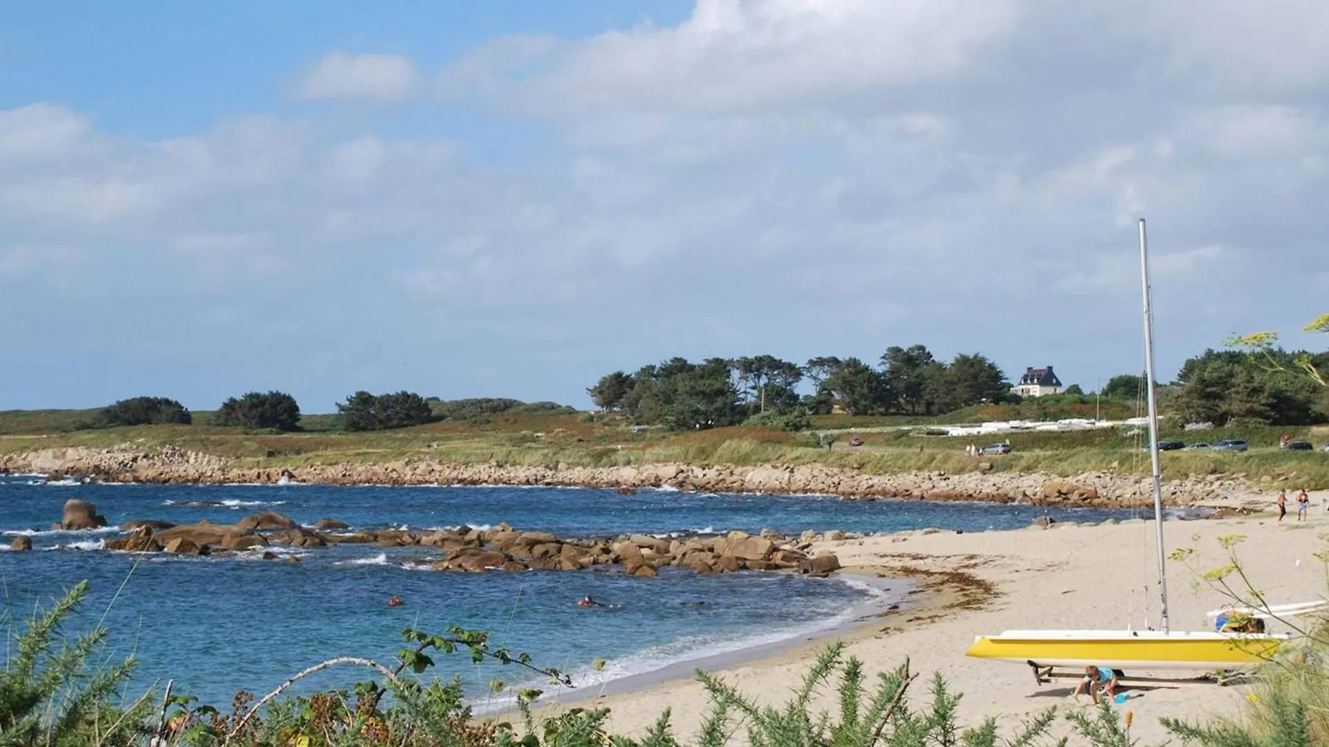 Maison 3 Etoiles Jardin Parking, Plage 100M - Fr-1-542-19 プルームール・ボドゥー フランス